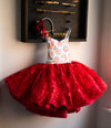 Traveling Rental Dress: Pretty Gingy Gown: Size 6, fits 4-8 +