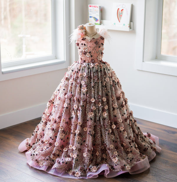 RETIRED RENTAL CLEARANCE SALE: The "Ava" Gown: Size 7, fit 5-9 +