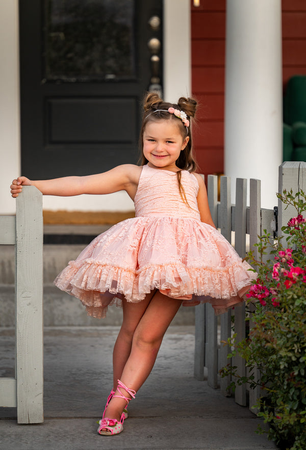 READY to SHIP: The "Callee" in Blush Lace