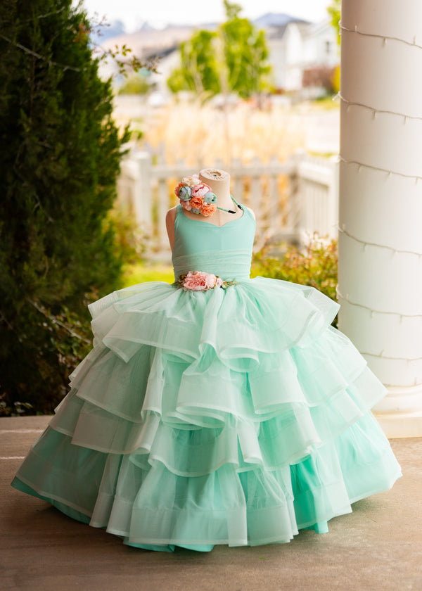 Green Rental Dresses  Little Dreamers Couture