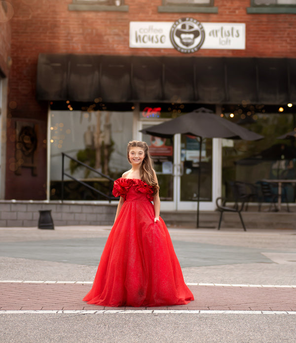 RETIRED RENTAL CLEARANCE SALE: The 'Rose' Gown: Size 8, fits 6-10