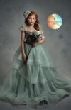 RESERVED for Little Dreamers INSIDERS: Traveling Rental Dress: "Evangeline" Size 12, fits sizes 8-petite 16