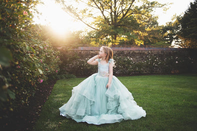 RESERVED for Little Dreamers INSIDERS: Traveling Rental Dress: "Odette": Size 8, fits sizes 6-10