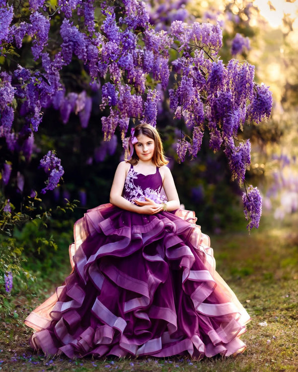 Traveling Rental Dress: The 'Plum Perfect' Gown: Size 8, fits 6-10 +