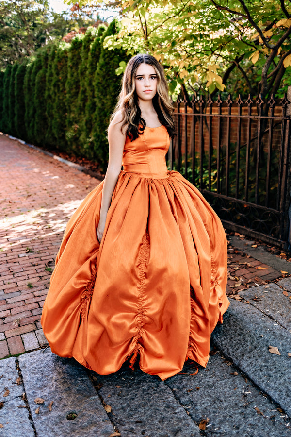 Traveling Rental Dress: The Clementine Gown: Size 16, fits youth 10 up to adult XL