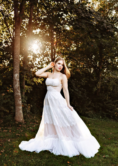 6th Annual Clearance Sale: RETIRED RENTAL: Boho Beauty: CAMP COUTURE DRESS: Adult Size S-L