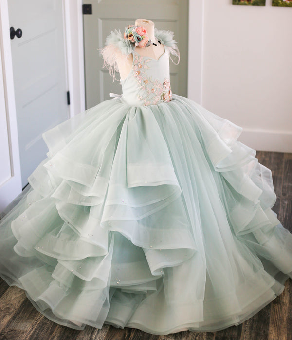 RETIRED RENTAL CLEARANCE SALE: The "Odette" Dress: Size 6, fits 4-8