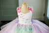 RESERVED for Little Dreamers INSIDERS: Traveling Rental Dress: "Rainbow Butterfly": Size 7, fits sizes 5-petite 10