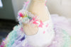 RESERVED for Little Dreamers INSIDERS: Traveling Rental Dress: "Rainbow Butterfly": Size 7, fits sizes 5-petite 10