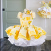 RESERVED for Little Dreamers INSIDERS: Traveling Rental Dress: "Lucy Lemon" Size 3/4, fits sizes 2-6