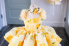 RESERVED for Little Dreamers INSIDERS: Traveling Rental Dress: "Lucy Lemon" Size 3/4, fits sizes 2-6