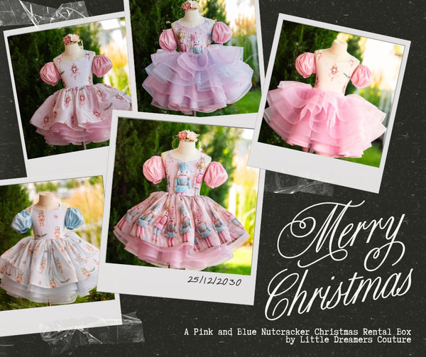 Traveling Rental Dress: Pink and Blue Nutcracker Box: 5 DRESSES!!!