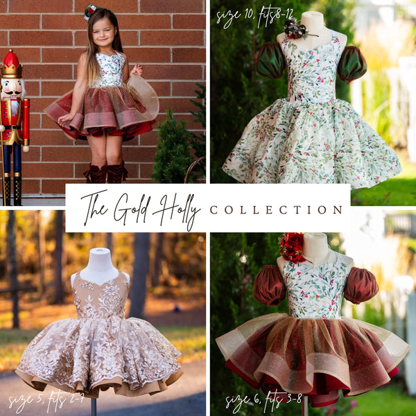 Traveling Rental Dress: The 'Gold Holly' Dress Collection: 3 Dresses