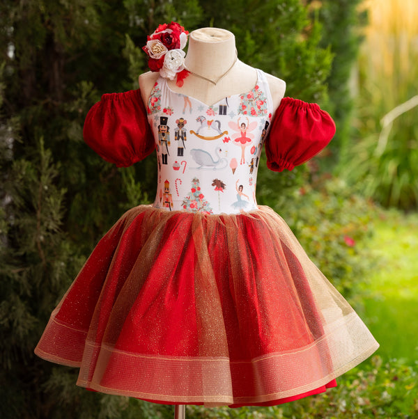 READY to SHIP Sale: Size 8, fits 6-10: 'Nutcracker Ballet'