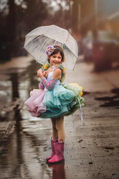 RESERVED for Little Dreamers INSIDERS: Traveling Rental Dress: “Blossom" Size 6, fits sizes 3-8