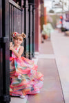 RESERVED for Little Dreamers INSIDERS: Traveling Rental Dress: The "Unicorn Picasso" Gown: Size 7, fits sizes 5-9