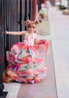 RESERVED for Little Dreamers INSIDERS: Traveling Rental Dress: The "Unicorn Picasso" Gown: Size 7, fits sizes 5-9
