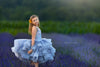 6th Annual Clearance Sale: RETIRED RENTAL: The "Wendy Darling" Gown in MIDI LENGTH: Size 10, fits sizes 7-12