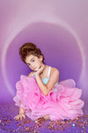 RESERVED for Little Dreamers INSIDERS: Traveling Rental Dress: "Bubblegum Pink Donuts": Size 8, fits sizes 5-10