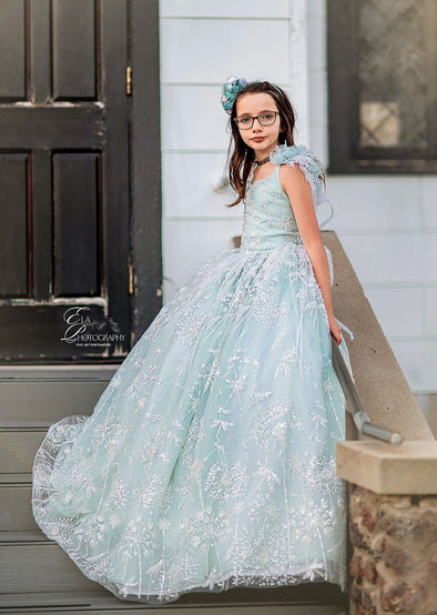 RESERVED for Little Dreamers INSIDERS: Traveling Rental Dress: The "Willow" Gown: Size 12, Fits Sizes 8-Petite 16