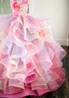 RESERVED for Little Dreamers INSIDERS: Traveling Rental Dress: The "Cotton Candy Delight" Gown: Size 8, fits sizes 6-10