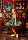RESERVED for Little Dreamers INSIDERS: Traveling Rental Dress: The "Gingy in Fall Plaid": Size 6, fits sizes 4-8