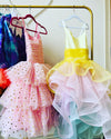 RESERVED for Little Dreamers INSIDERS: Traveling Rental Dress: The "Dotty" Gown: Size 12: fits sizes 8-petite 16