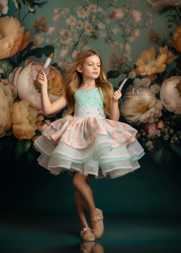 6th Annual Clearance Sale: RETIRED RENTAL:  COLORS OF THE WIND Gown: Size 10, fits youth 7-12