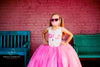 RESERVED for Little Dreamers INSIDERS: Traveling Rental Dress: The "Pink Flamingo" Gown: Size 14: Fits Youth 10-Petite 16