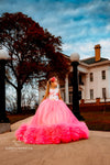 RESERVED for Little Dreamers INSIDERS: Traveling Rental Dress: The "Pink Flamingo" Gown: Size 14: Fits Youth 10-Petite 16