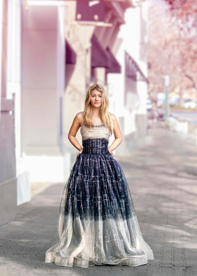 6th Annual Clearance Sale: RETIRED RENTAL: The Leia Gown: Size 16, fits youth 10-Adult M