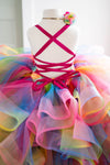 RESERVED for Little Dreamers INSIDERS: Traveling Rental Dress: SKITTLES GOWN: Size 8, fits sizes 6-10