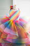 RESERVED for Little Dreamers INSIDERS: Traveling Rental Dress: SKITTLES GOWN: Size 8, fits sizes 6-10