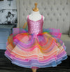 RESERVED for Little Dreamers INSIDERS: Traveling Rental Dress: "The OG Rainbow Bright": Size 6 Short/Midi, fits sizes 4-8