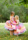 RESERVED for Little Dreamers INSIDERS: Traveling Rental Dress: "The OG Rainbow Bright": Size 6 Short/Midi, fits sizes 4-8