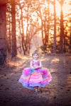 RESERVED for Little Dreamers INSIDERS: Traveling Rental Dress: "The OG Rainbow Bright": Size 6 Short/Midi, fits sizes 4-8