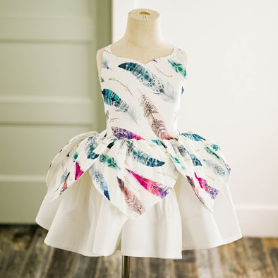 SPRING CLEANING CLEARANCE!!!!!! Feather Fairy Dress: Size 4, fits 2-6