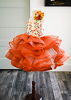 6th Annual Clearance Sale: RETIRED RENTAL: The "Pumpkin Spice": Size 6, fits sizes 4-8