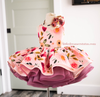 6th Annual Clearance Sale: RETIRED RENTAL: "Pink Poppy": Size 5, fits 3-7