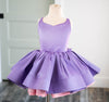 READY TO SHIP: R E V E R S I B L E: Light Pink Polka Dots/Lavender