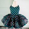 READY TO SHIP: R E V E R S I B L E: Jade Polka Dots/Blackberry Purple