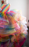 RESERVED for Little Dreamers INSIDERS: Traveling Rental Dress: SKITTLES GOWN: Size 8, fits sizes 6-10