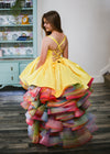 6th Annual Clearance Sale: RETIRED RENTAL: Hello Sunshine Hi-Low: Size 12: fits sizes 10-petite 16
