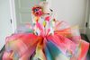 RESERVED for Little Dreamers INSIDERS: Traveling Rental Dress: The "Unicorn Picasso" Gown: Size 7, fits sizes 5-9