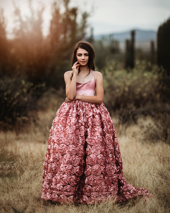 RESERVED for Little Dreamers INSIDERS: Traveling Rental Dress: The Rosaline Gown in Gold: Size 8, fits sizes 6-10